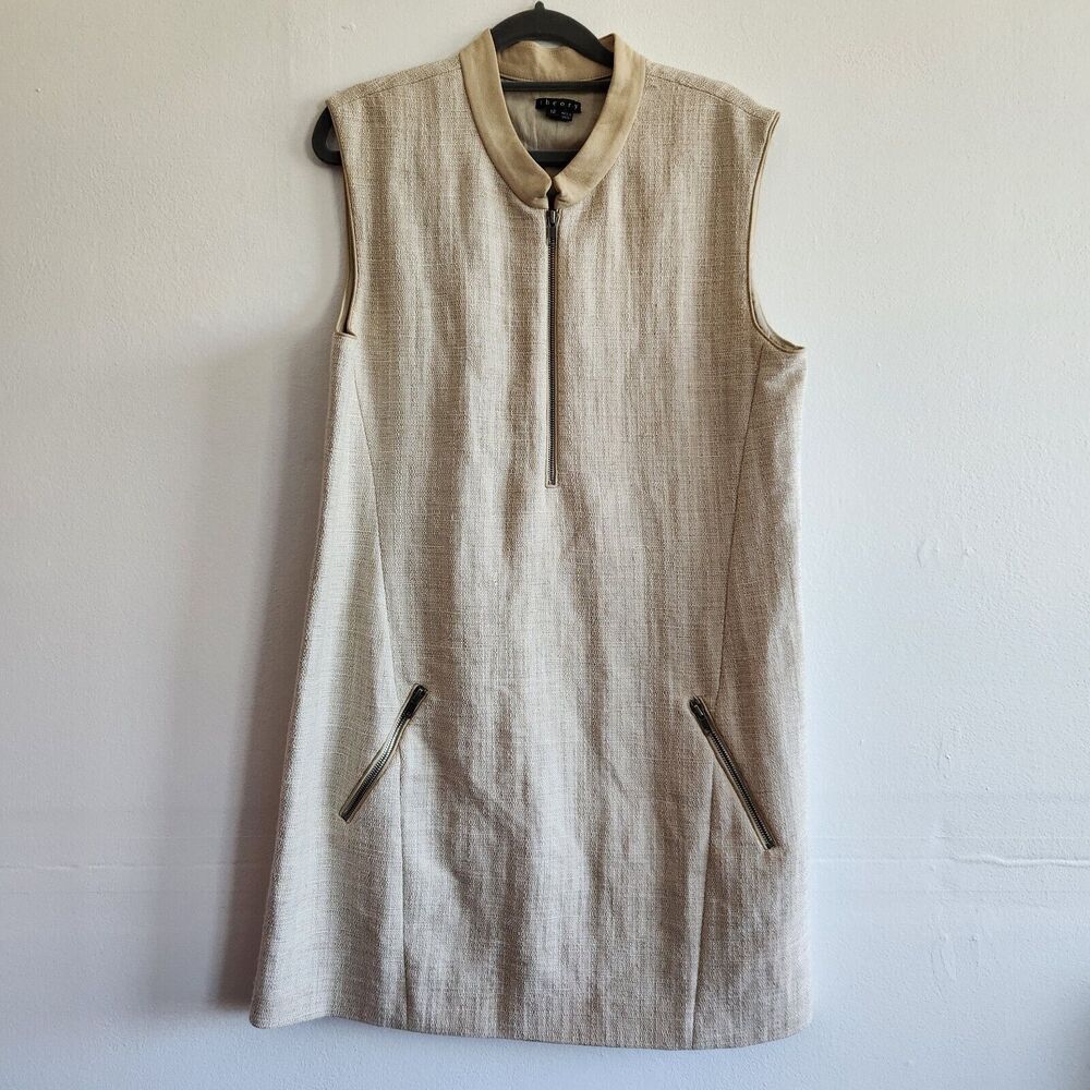 Theory Beige Mini Dress